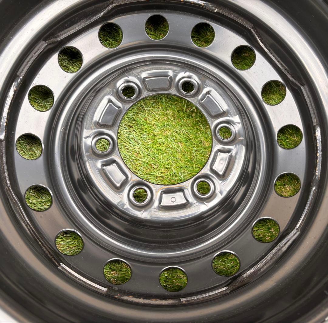 トヨタ ハイエース 新車外し DUNLOP SP175N ホイールセット 4本