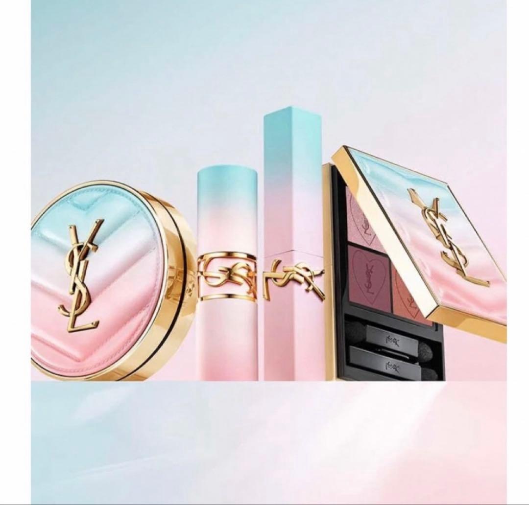 YSL クチュールミニクラッチ〈コレクター〉 No.125 ブルーミングラスト