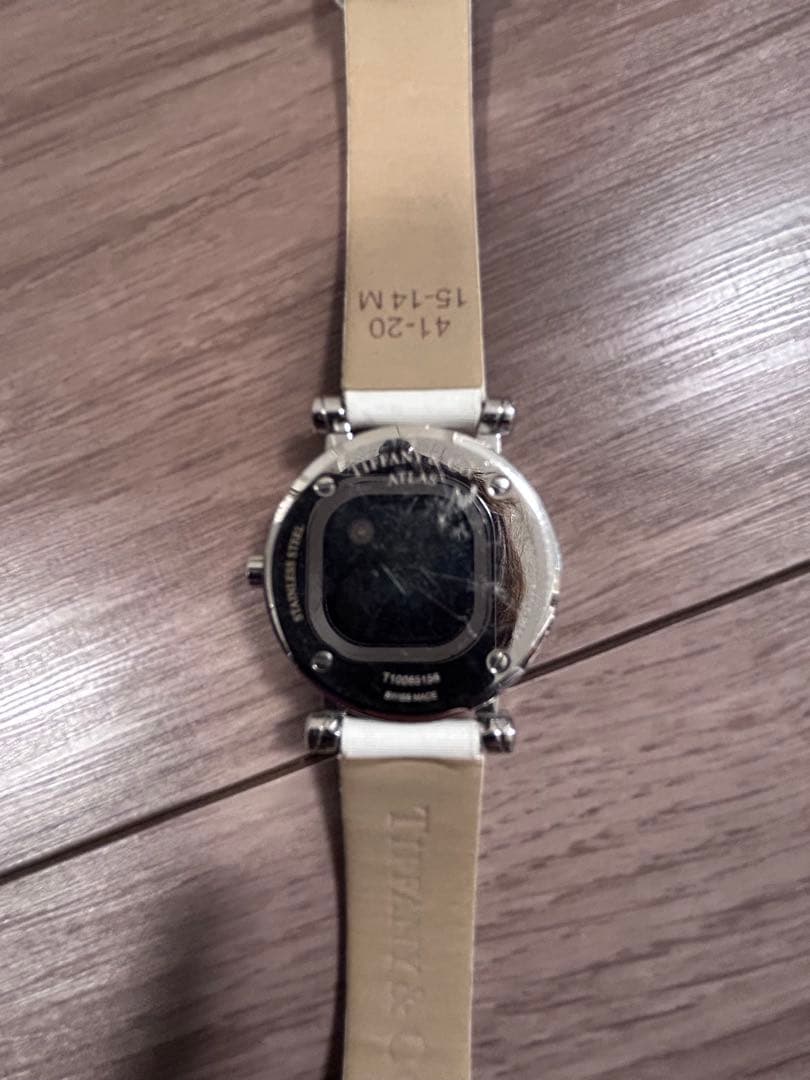 Tiffany & Co. ホワイトクォーツ時計