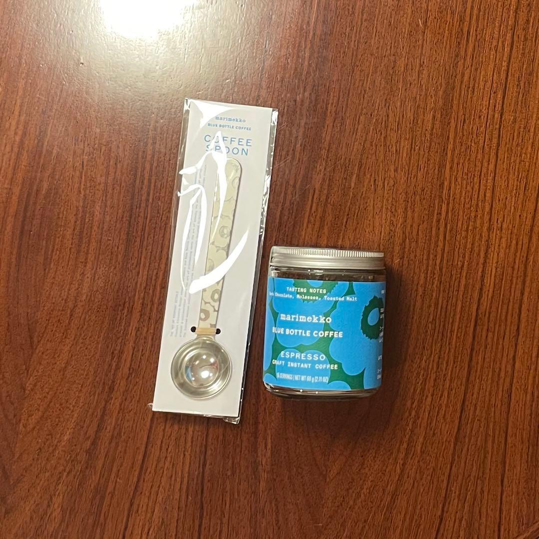 【新品未使用】マリメッコ ブルーボトルコーヒー&スプーンセット