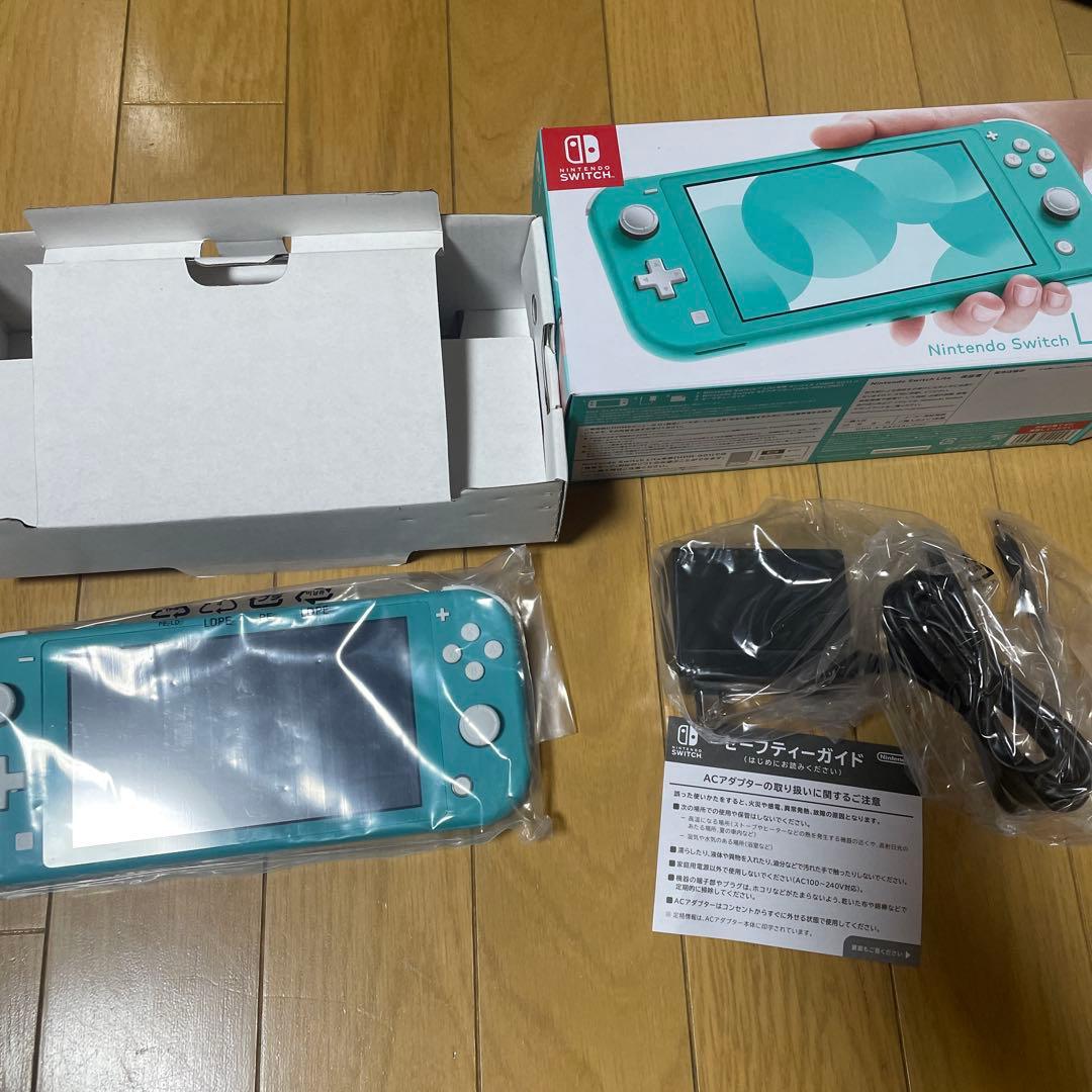 switch lite 本体　ターコイズ