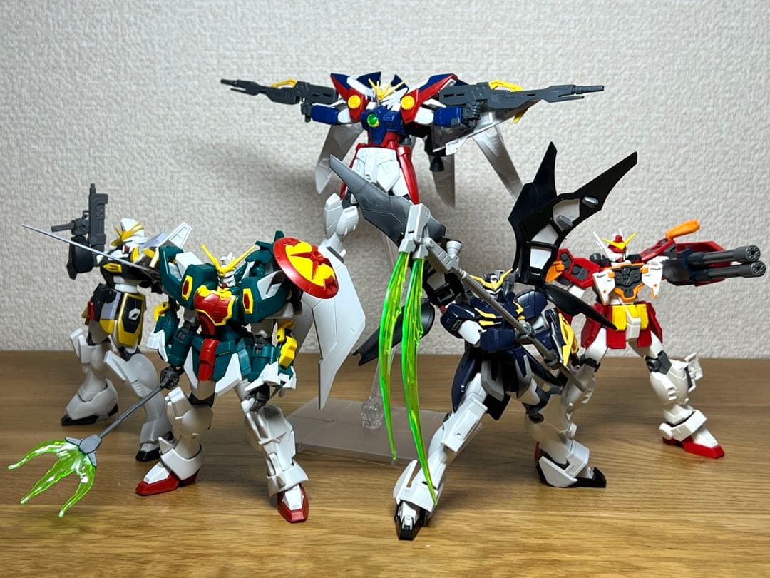 【素組み】HG ガンダムW 後半主役機 5機セット