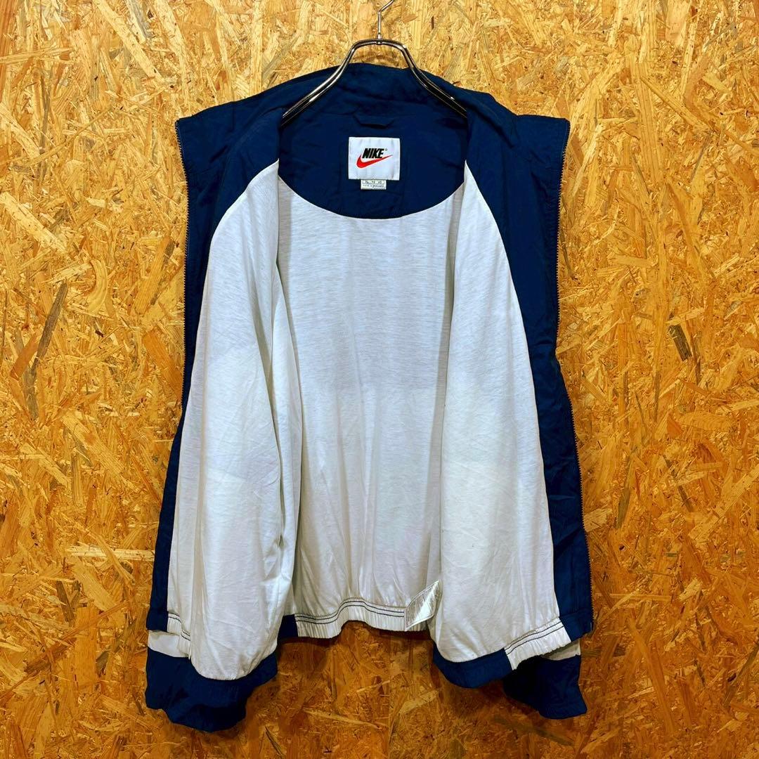 WASABI ナイキ バックロゴ レアカラー ゆるだぼ ナイロンジャケット
