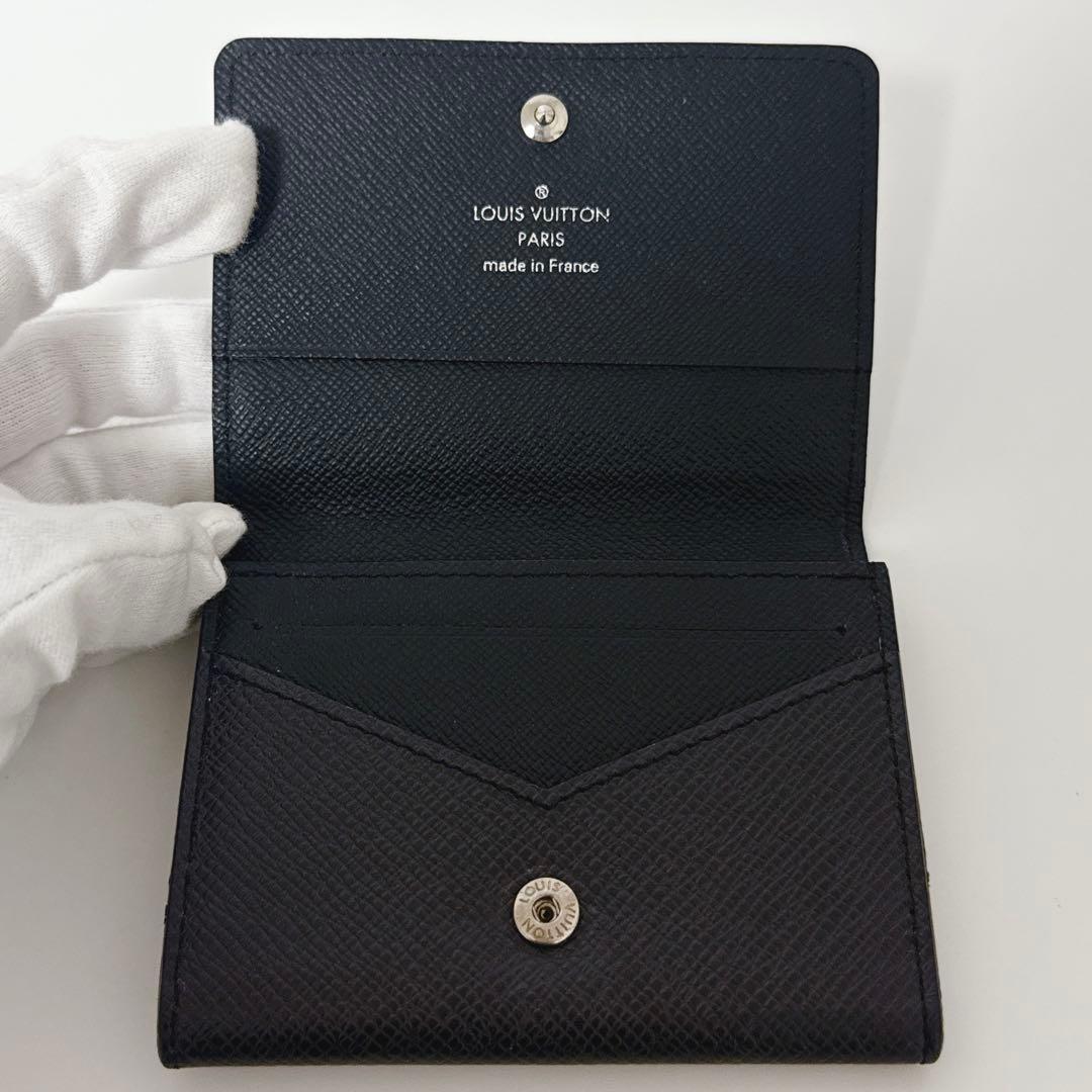 【未使用品級】ヴィトン タイガ アンヴェロップ カルト ドゥヴィジット 名刺入れ
