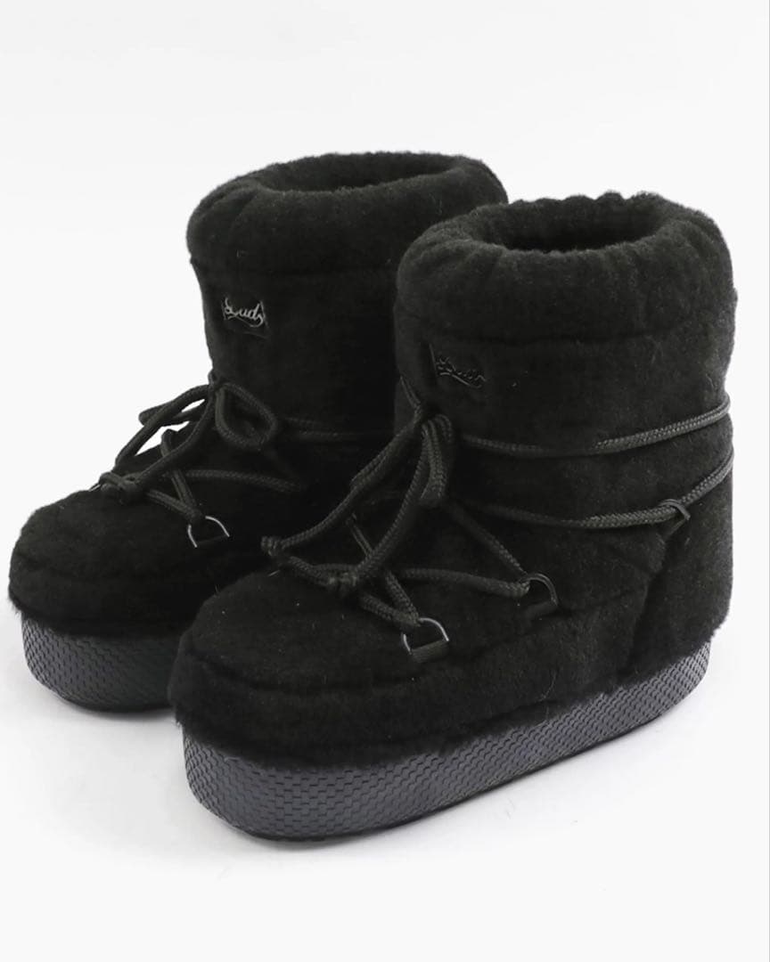 BADBLOOD エスキモブーツショートプラットフォーム - ブラック
