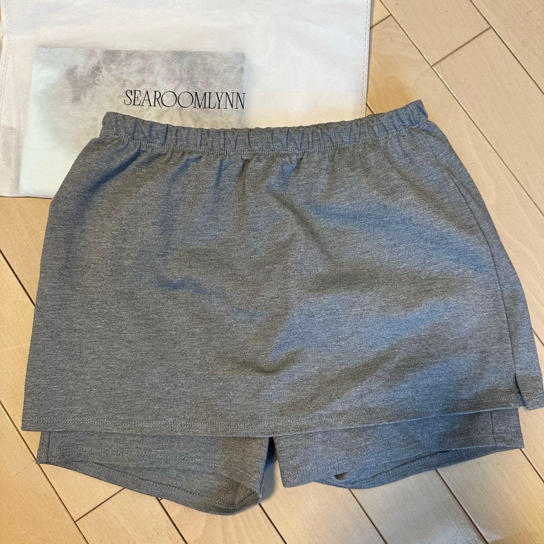searoomlynn スカートwithハーフレギンス　グレー　FREE