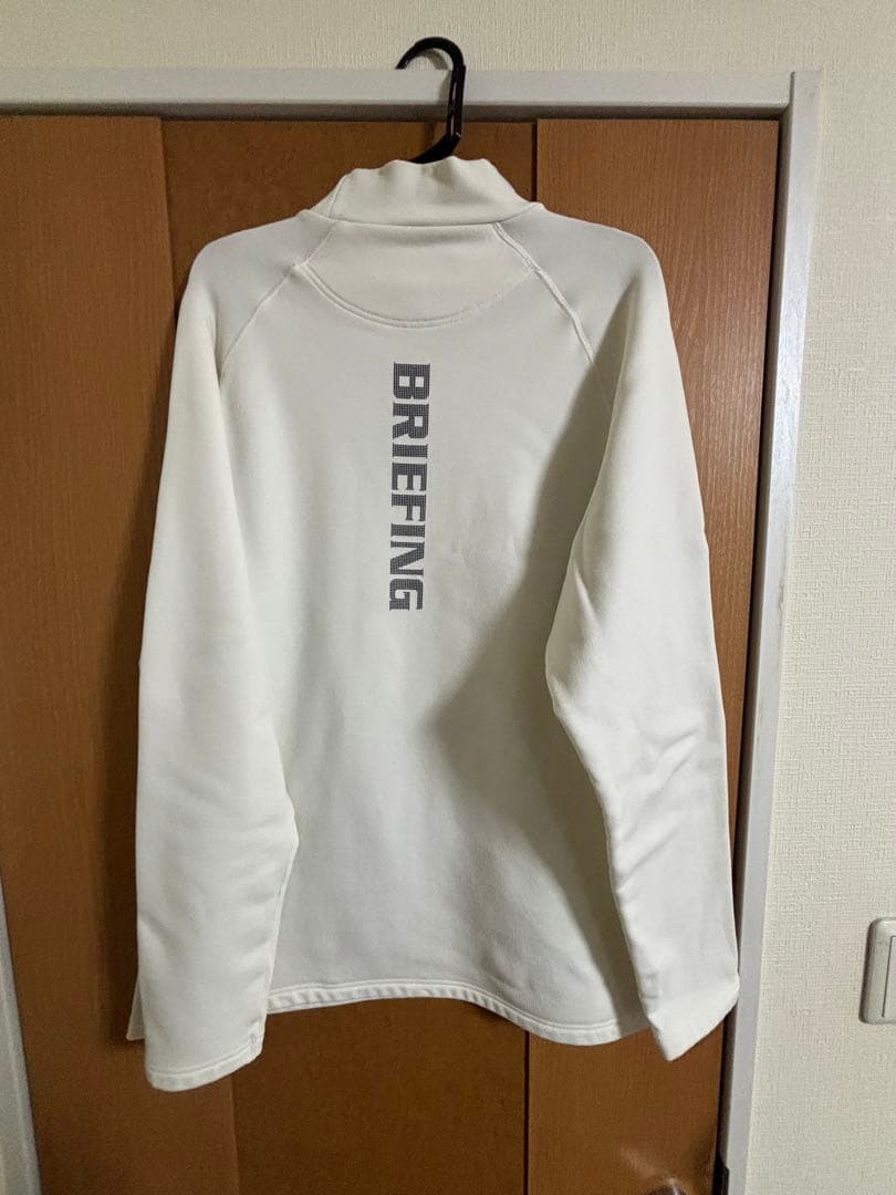 t*9様 BRIEFING ウォーム LS ハイネック ホワイト XL クリーニ