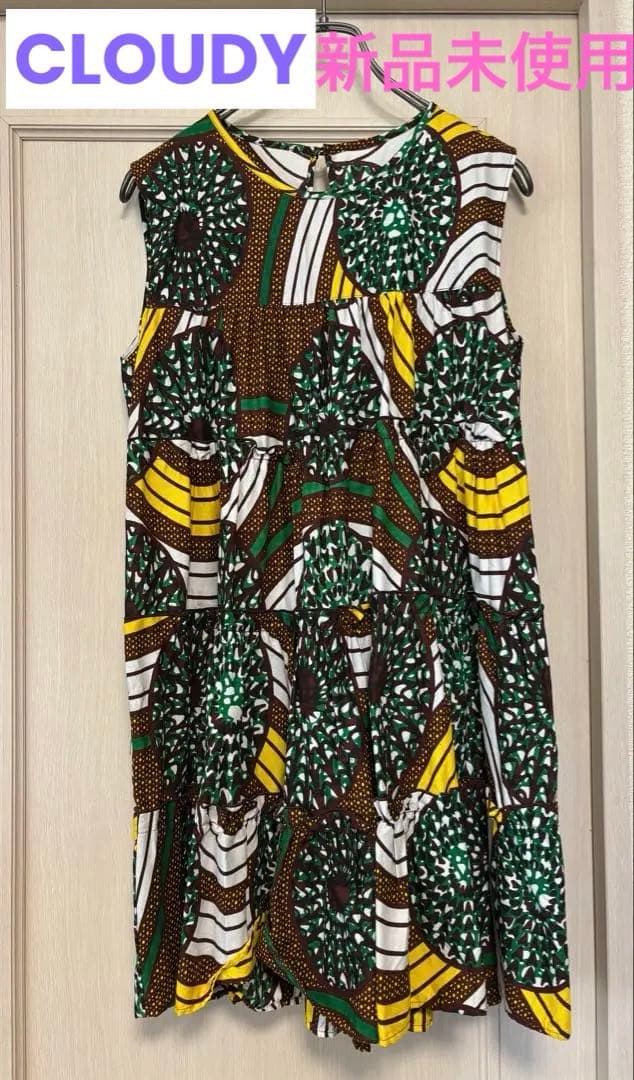 CLOUDY×SHIPS アフリカントップス アフリカンバティック　クラウディ