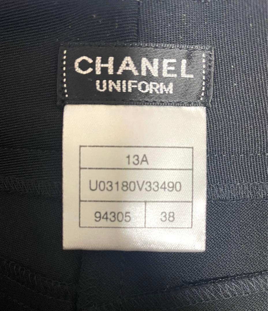 美品 CHANEL シャネル　黒 パンツ