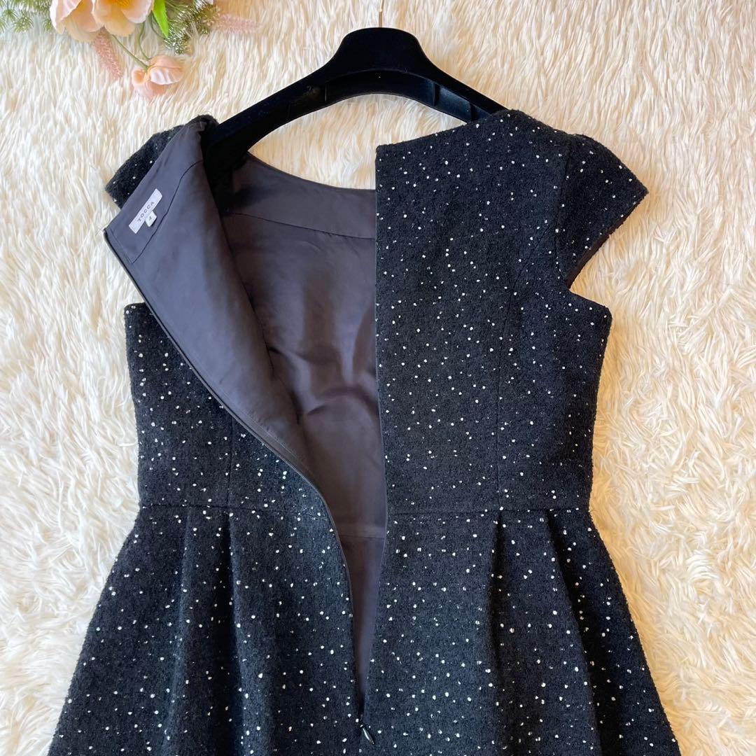 美品 TOCCA PATISSERIE ドレス ワンピース ブラック サイズ4