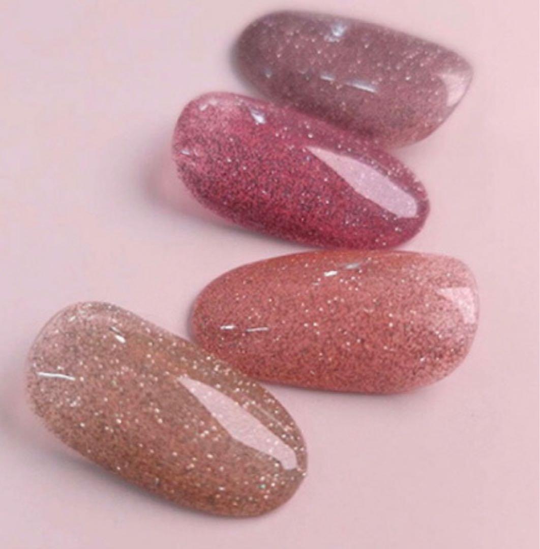 新品未使用/ICEGEL ローズスパークルジェル 4色セット