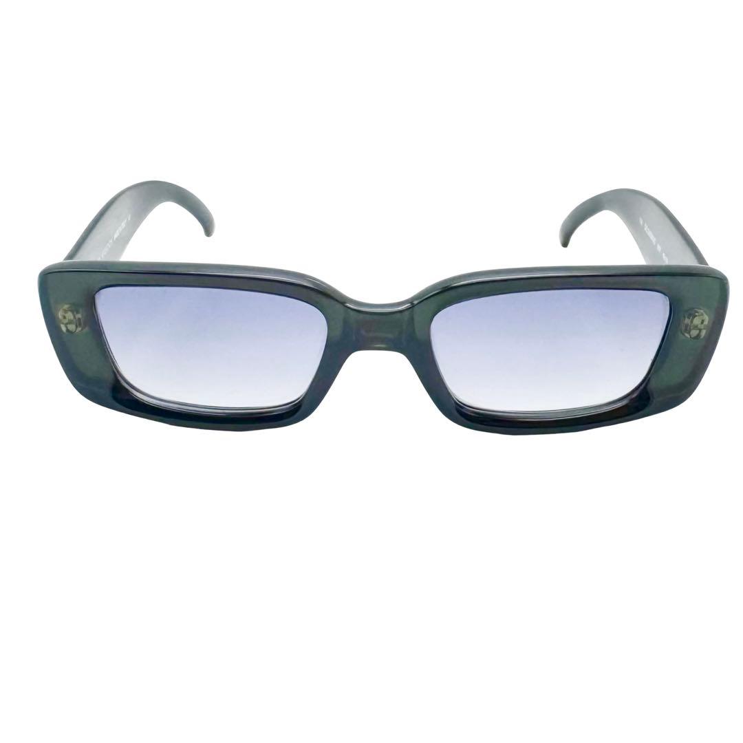 GUCCI グッチ サングラス 眼鏡 Gロゴ 深緑 スクエア メンズ レディース