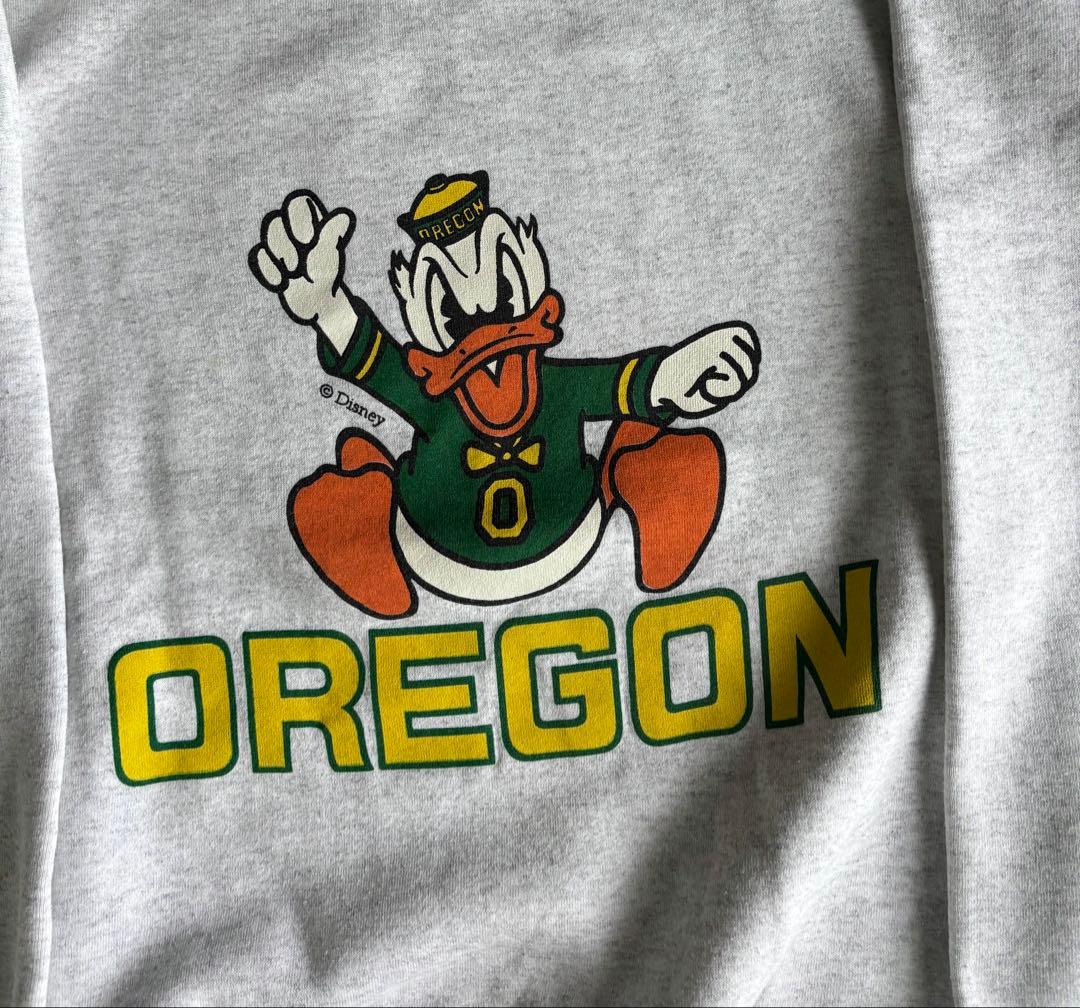 あ*あ様 80s USA製 OREGON Donald Duck sweat