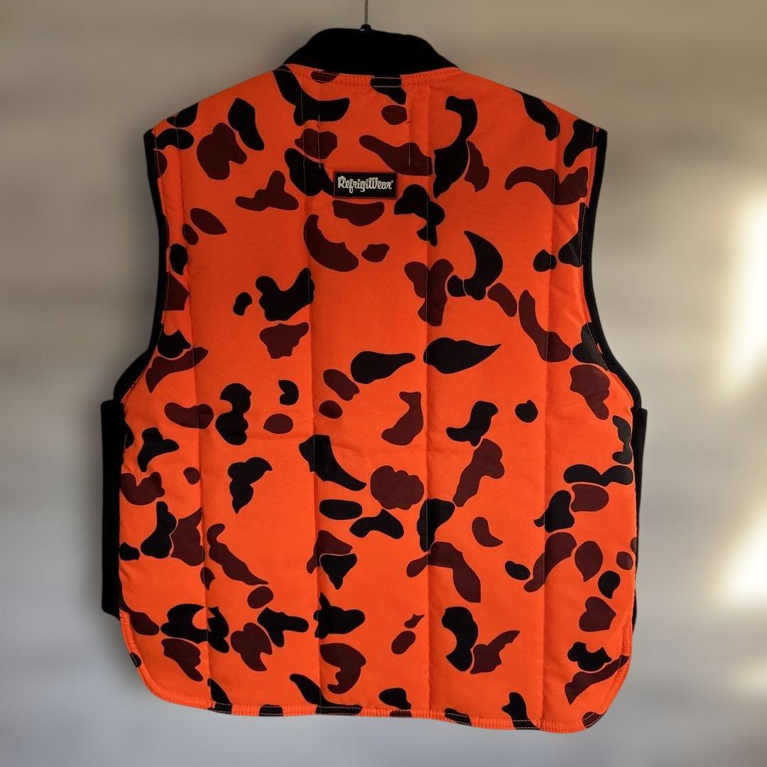 シュプリーム オレンジカモフラージュダウンベスト