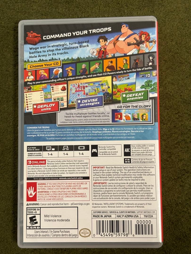 Nintendo Switch [Switch]ADVANCE WARS 1+2: RE-BOOT CAMP