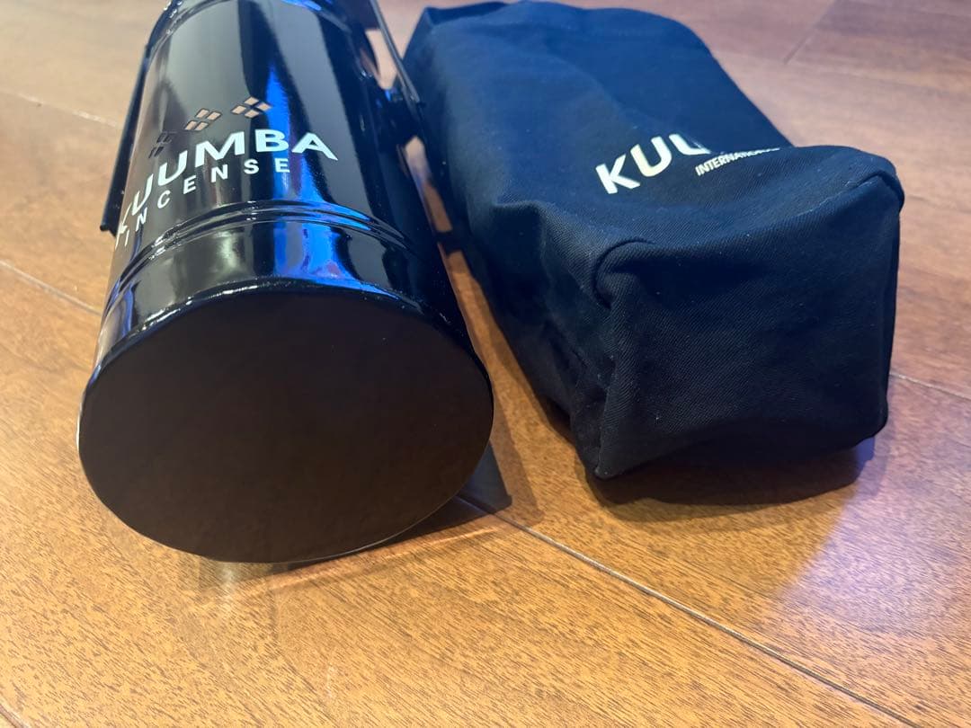 KUUMBA インセンスバーナー 黒 収納袋付き