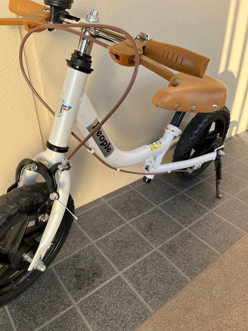 People ピープル　ケッターサイクル　12インチ　ホワイト　子供用　自転車