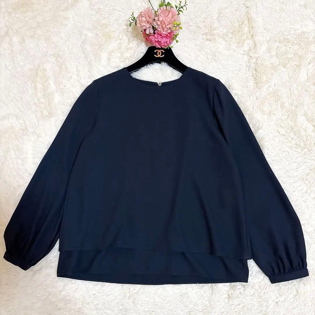 2023年モデル☆セオリーリュクス 現行 ELIDA ブラウス 2枚仕立て