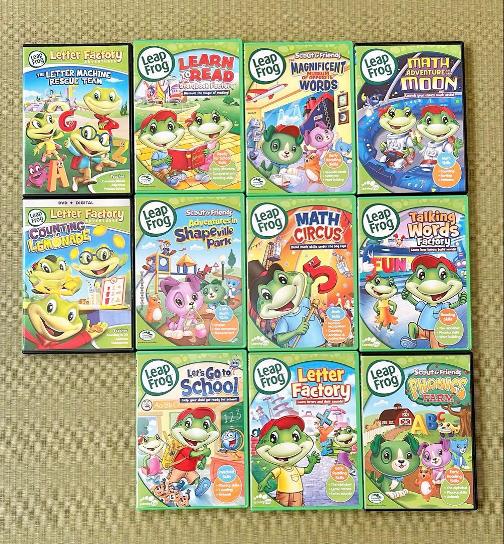 リープフロッグ　leap frog DVD セット 11本