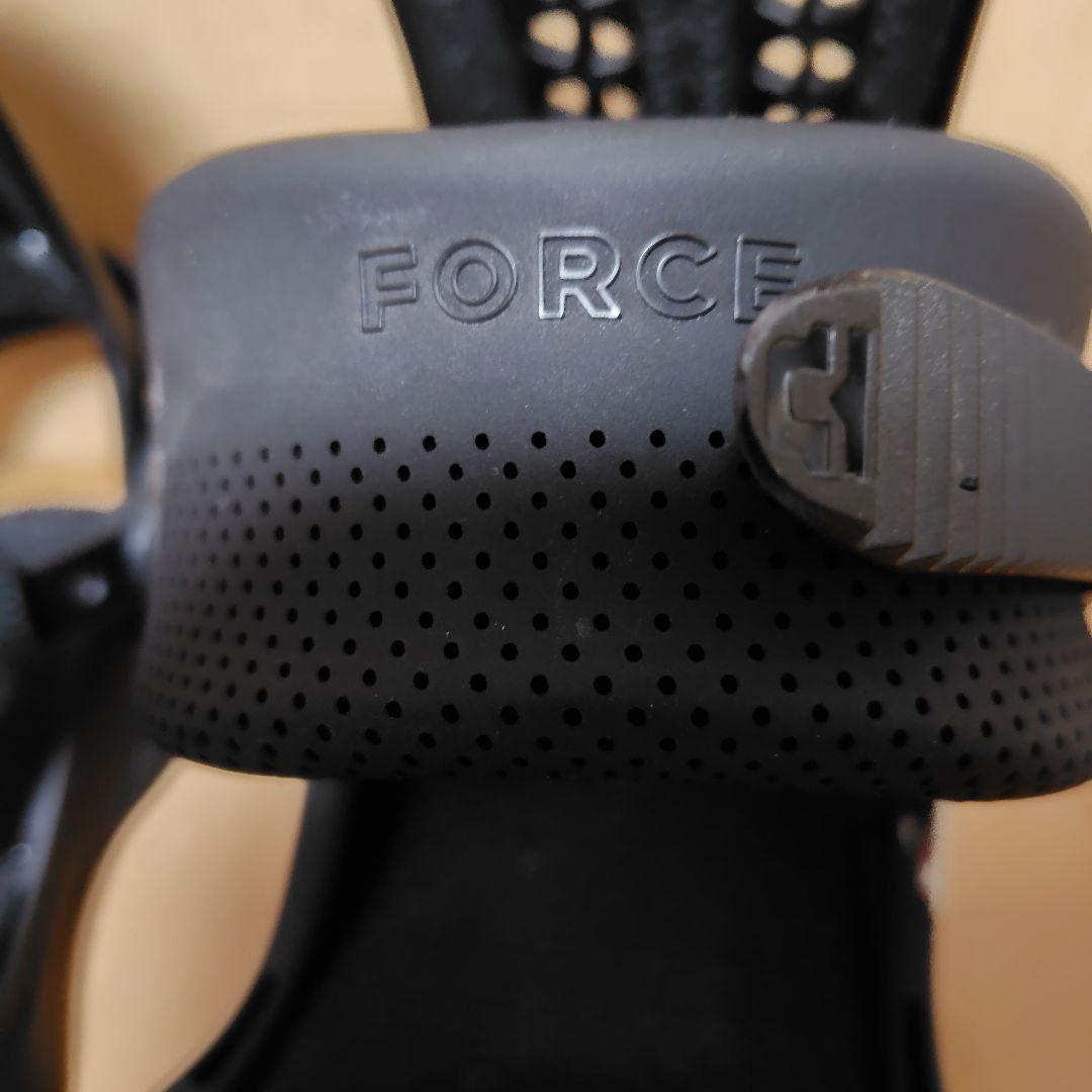1回使用のみ。UNION FORCE スノーボードビンディング ブラック(М)