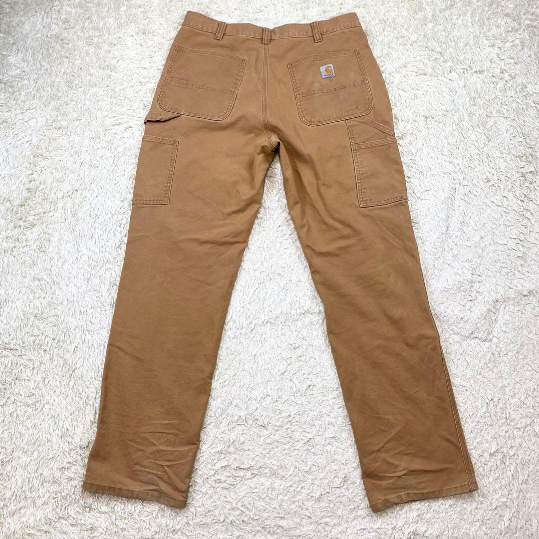 Carharu カーハート ダブルニー ペインターパンツ キャメル W36L34