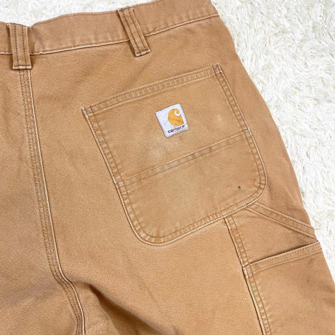 Carharu カーハート ダブルニー ペインターパンツ キャメル W36L34