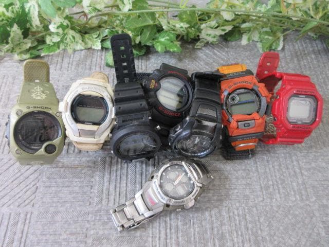 オ*デ様 【FF3177/6】G-SHOCK 　腕時計8点セット　ジャンク品