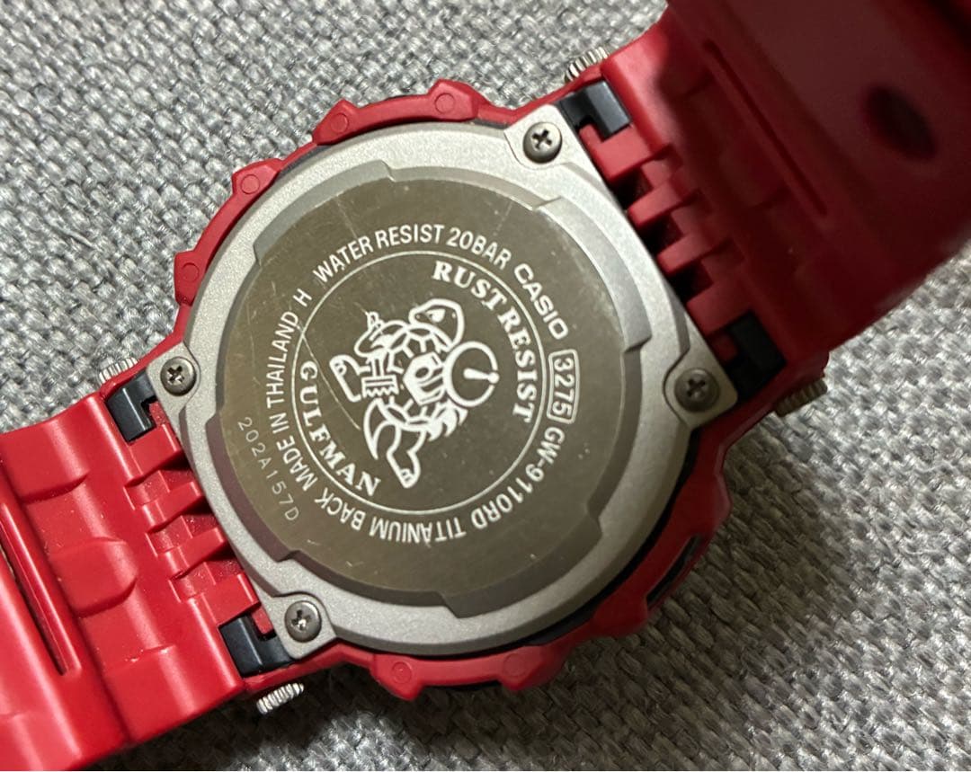 G-SHOCK ガルフマン レスキューレッド 美品