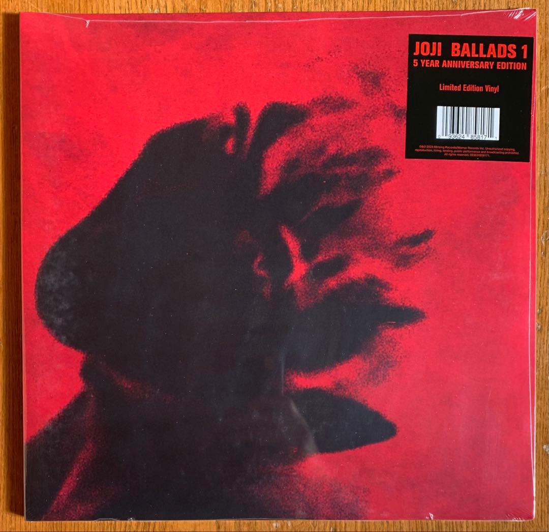 《シールド未開封》 JOJI BALLADS 1 5周年記念限定版VINYL