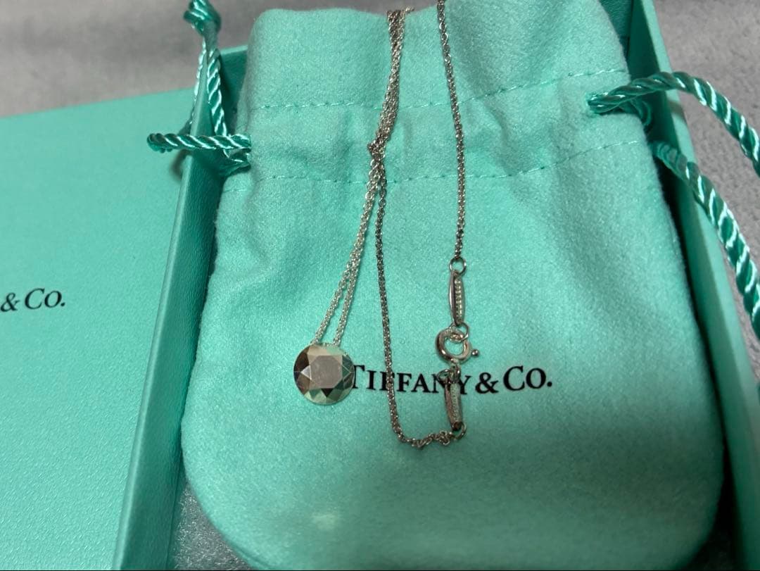 激レア　ティファニー 2カラット ファセット　ペンダント ネックレス　925