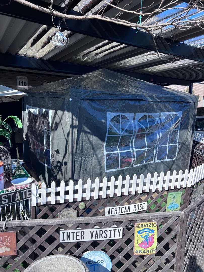 訳あり値引！3m×3m大きなテントハウス組立式2ヶ月使用譲ります。