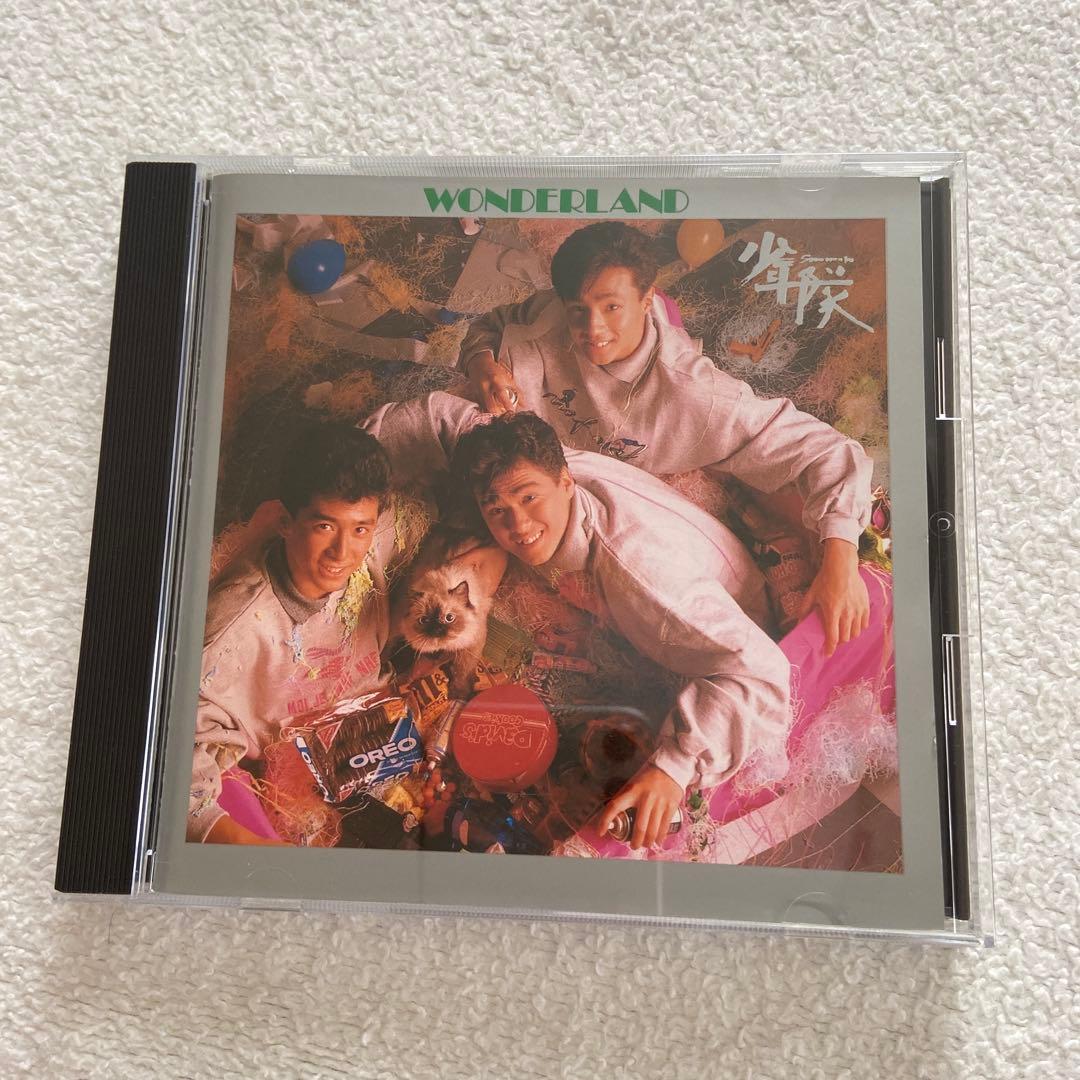 邦楽CD 少年隊 / WONDERLAND 帯付き美品 レア