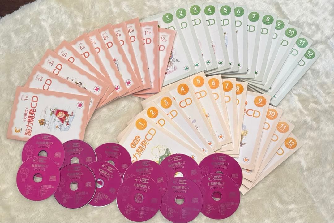 七田式　能力開発CD 3セット　右脳開発CD 1セット