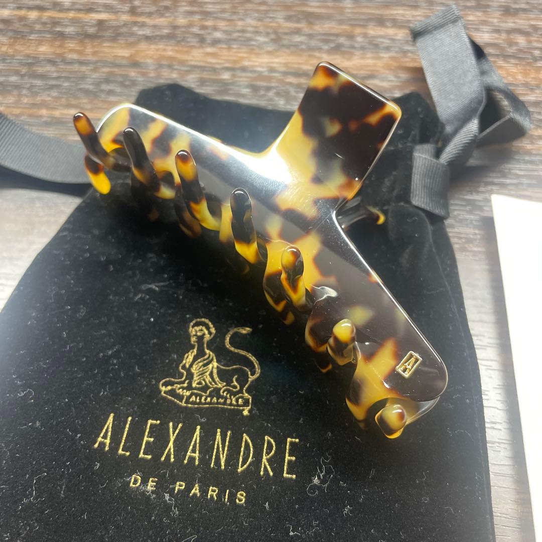 アレクサンドル ドゥ パリ ヘアクリップ W-TOKYO/ブラウン