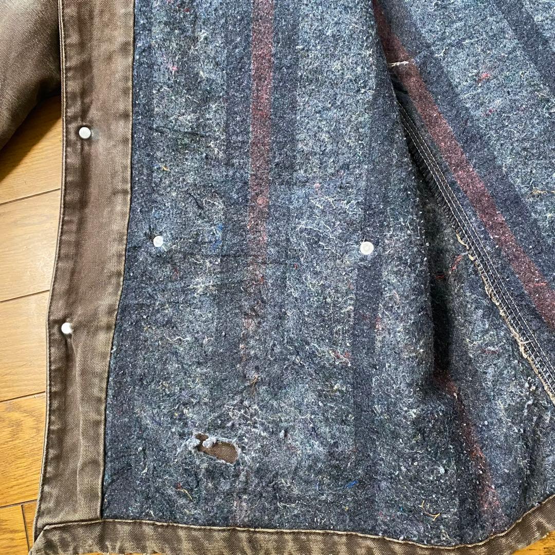 Carhartt ミシガンチョアコート USA製 ブラウン フェード