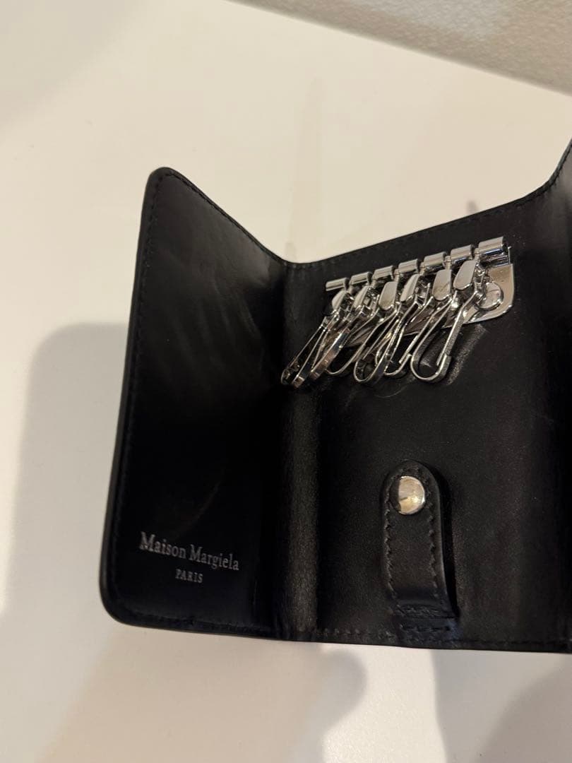 Maison Margiela ブラック レザー キーケース　正規品　美品