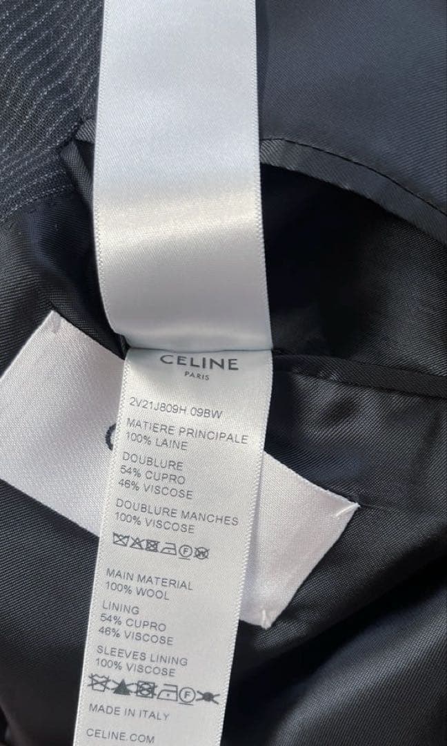 【新品】24SS CELINE セリーヌ　エディ期　テーラードジャケット