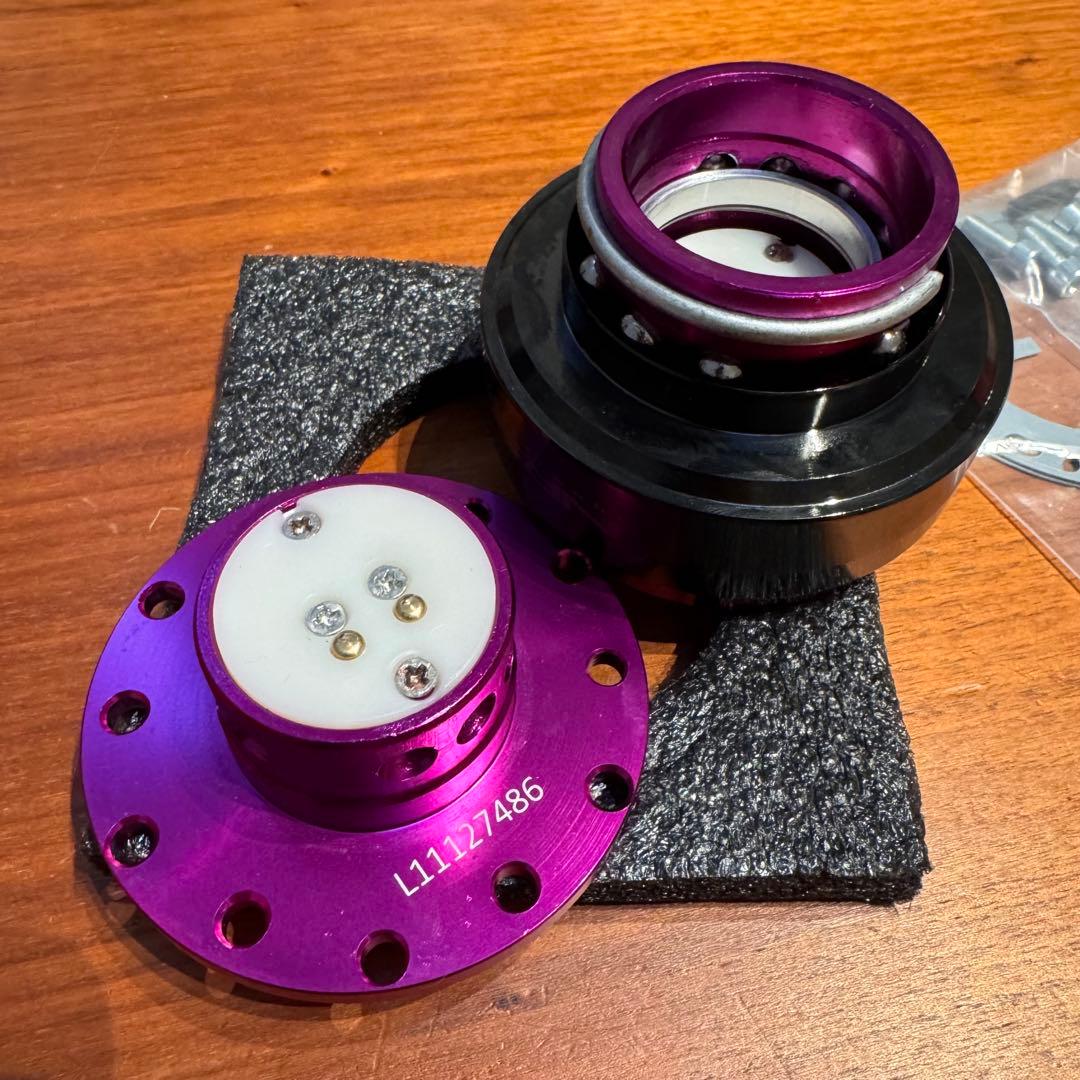 NRG クイックリリース　アメリカ製　初期モデル　正規品　紫色