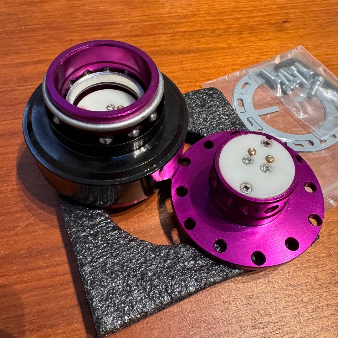 NRG クイックリリース　アメリカ製　初期モデル　正規品　紫色