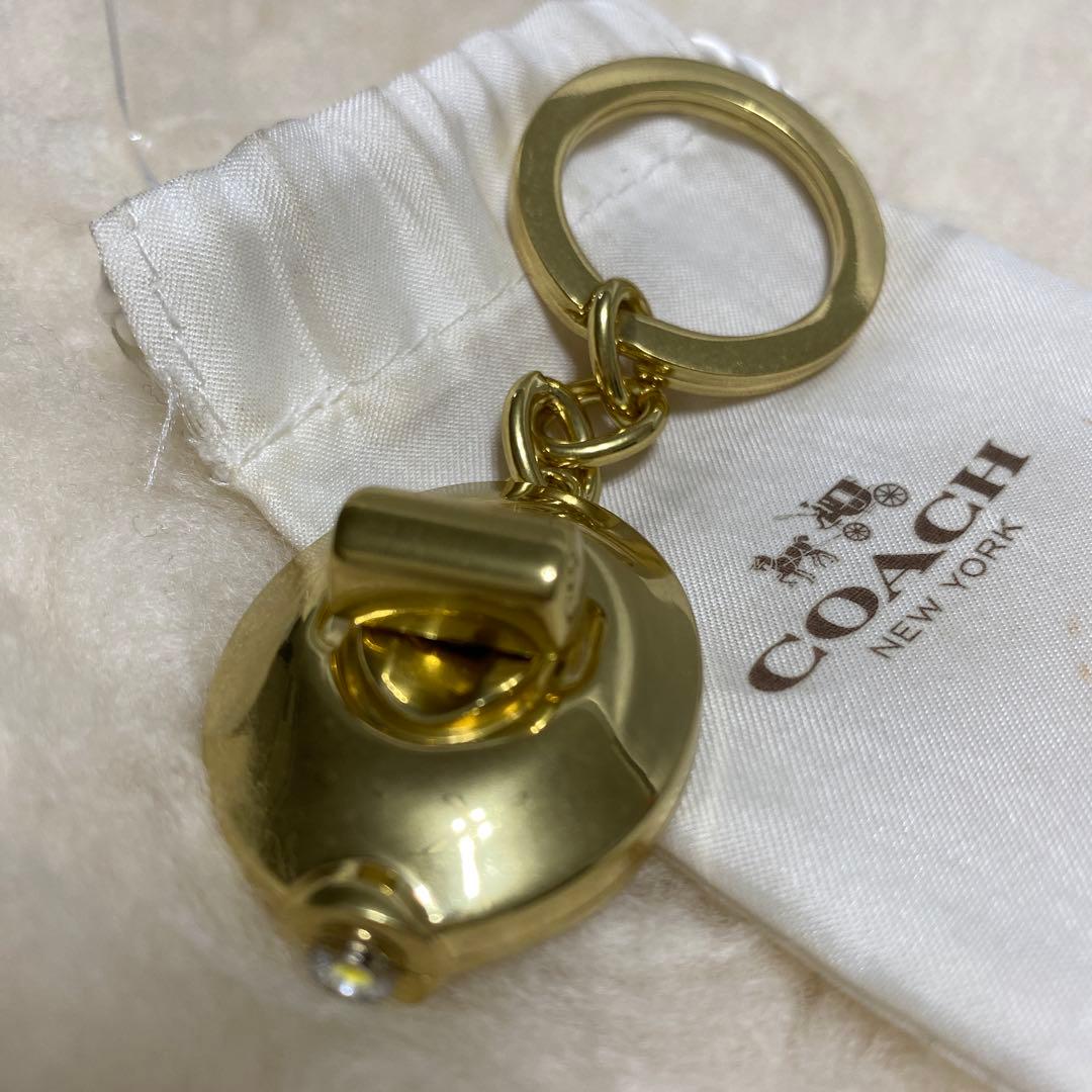 希少品　コーチ　COACH キーホルダー　ターンロック　ライト
