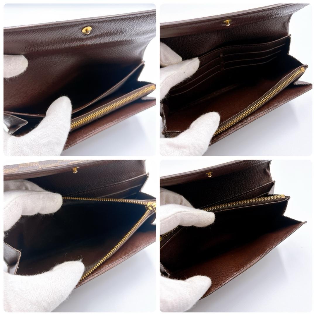 ✨良品✨ ルイヴィトン ポルトフォイユ サラ ダミエ カード10 長財布