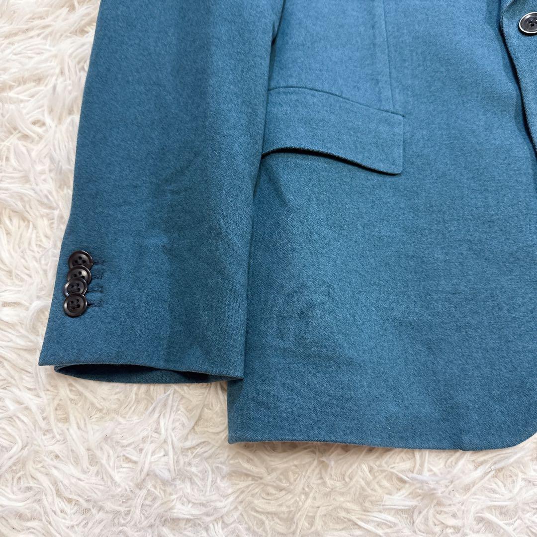 【極美品】ポールスミス テーラードジャケット 幾何学模様 グリーン M