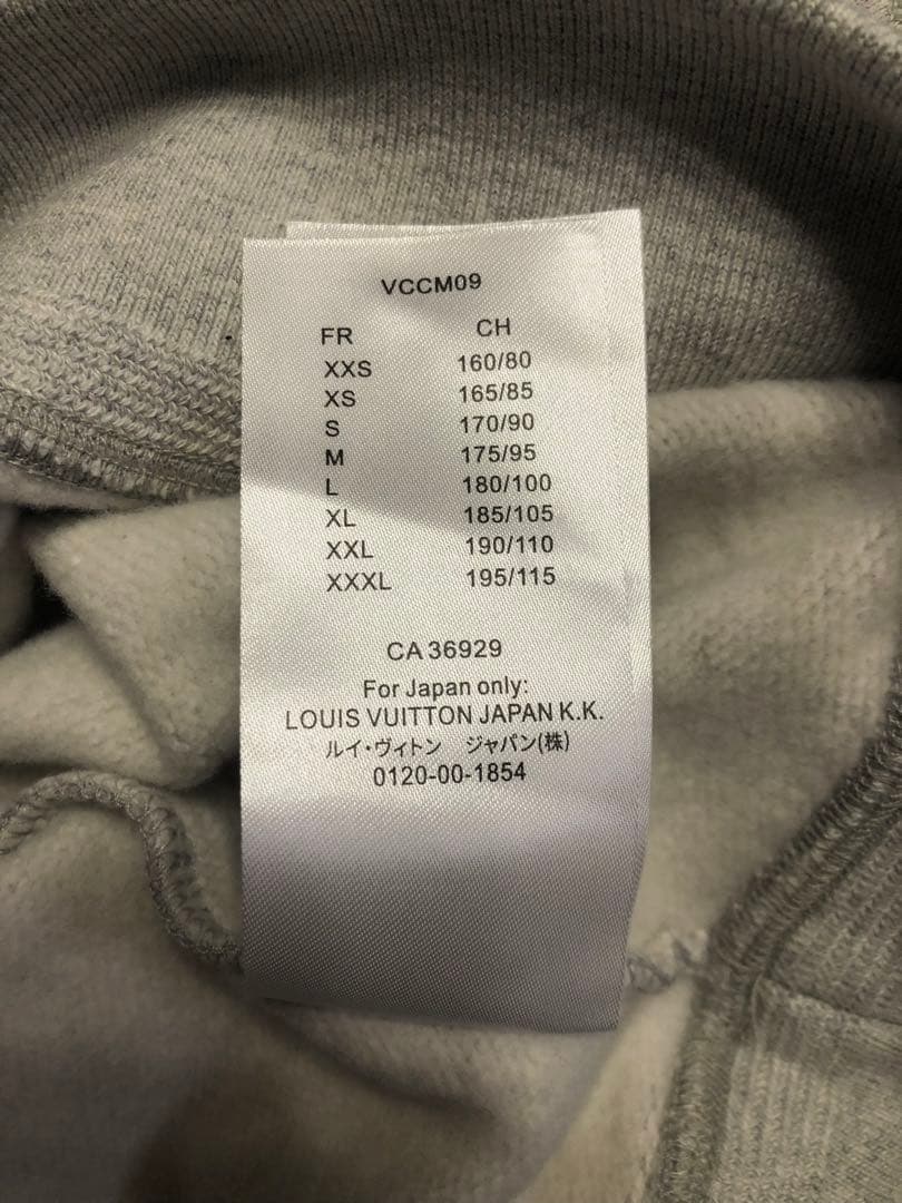 希少 ルイヴィトン 本物 アップサイドダウン ロゴ クルーネック スウェット