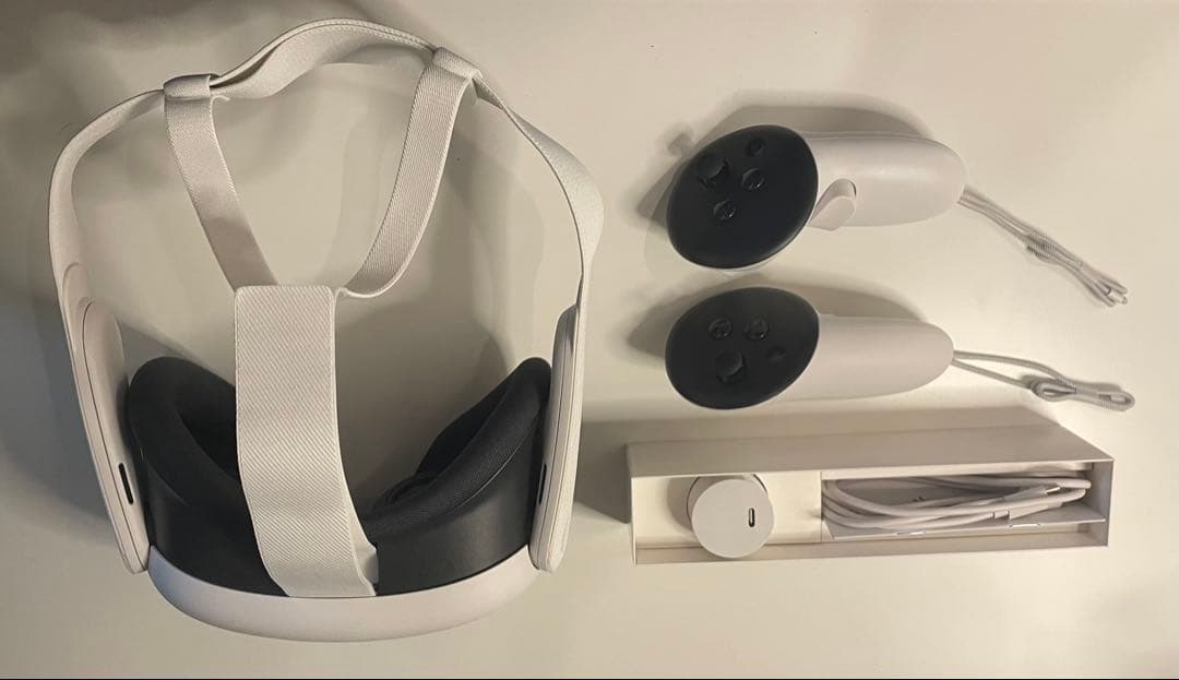  Quest 3 512GB VRヘッドセット➕充電リンクケーブル