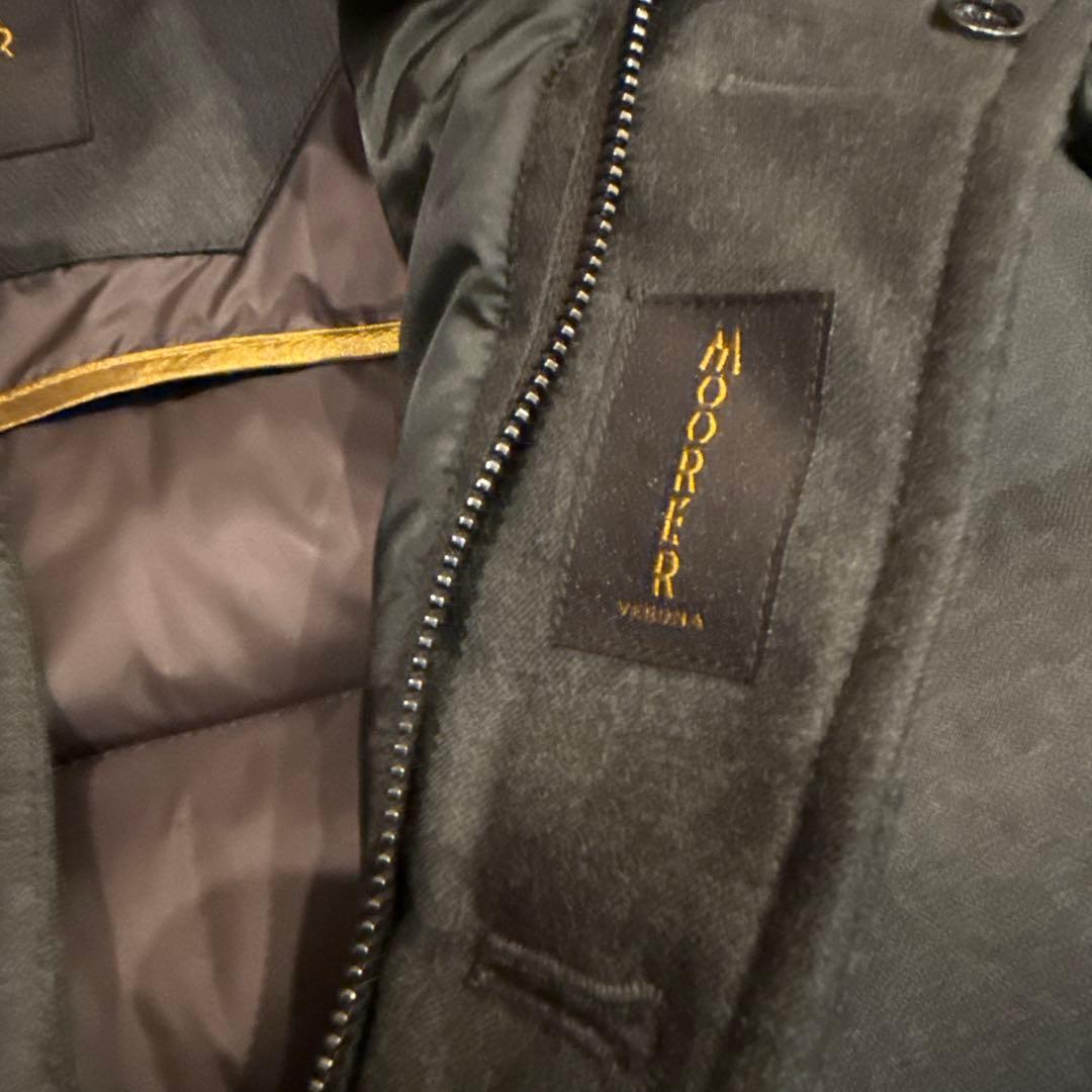 売り切り！半値以下！MOORER ムーレー　ムートンファー　ナイロンxフランネル