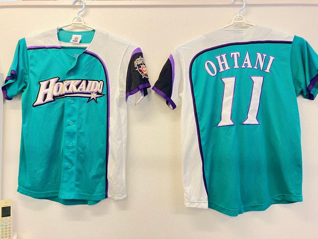 大谷翔平　【貴重】ペア　M2枚OHTANI 11 HOKKAIDO ユニフォーム