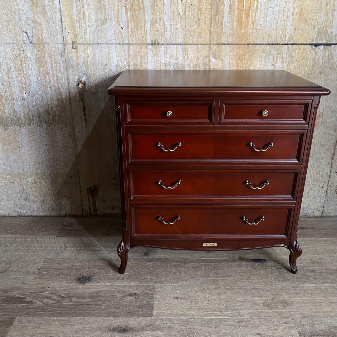 Sri Tokai 東海家具　クラシックスタイル　猫脚　チェスト　4段