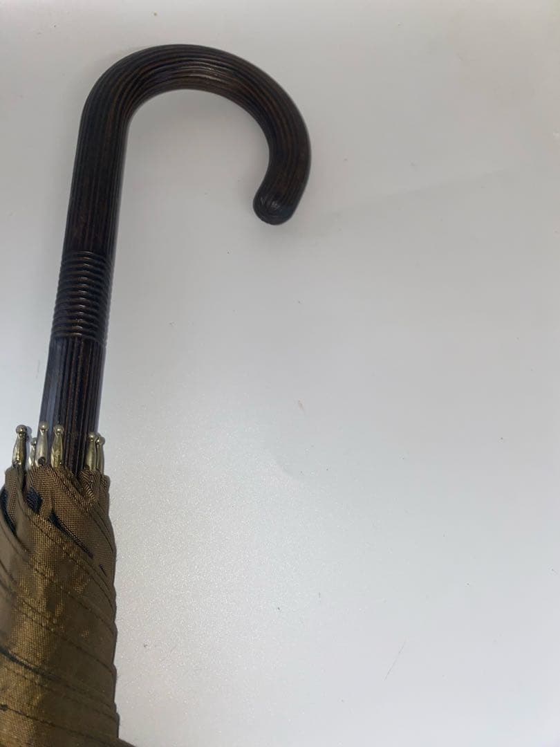 PRADA 長傘 ホワイト系・ブラウンLOGOプリント柄長さ92com