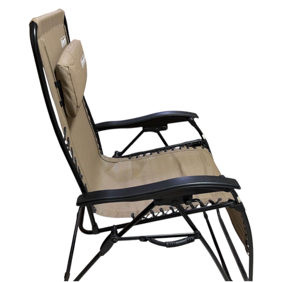 Coleman リクライニングチェア 2脚セット ベージュ