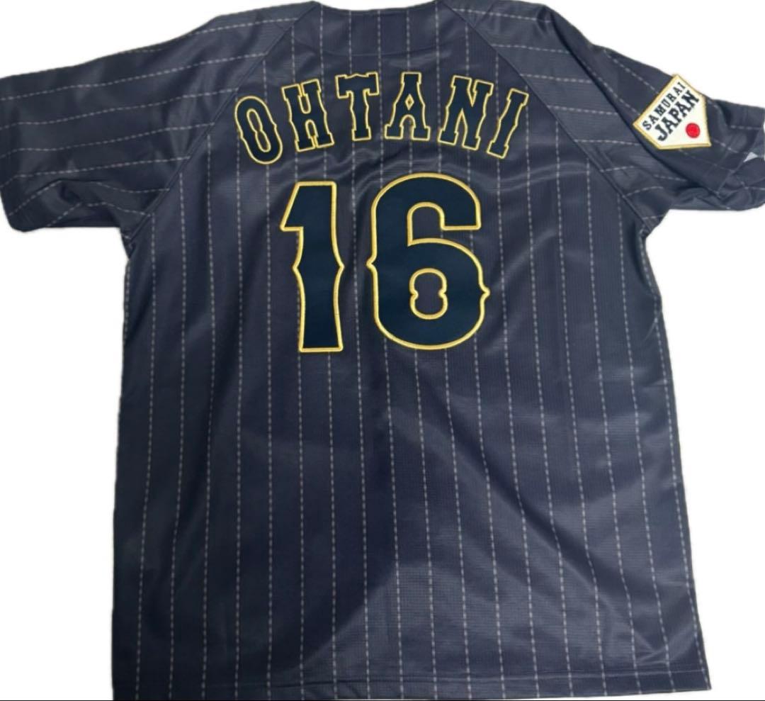 美品未着用希少　大谷翔平　日本代表侍ジャパン刺繍ユニフォームL